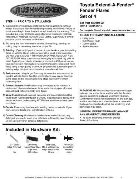 Installation Manual